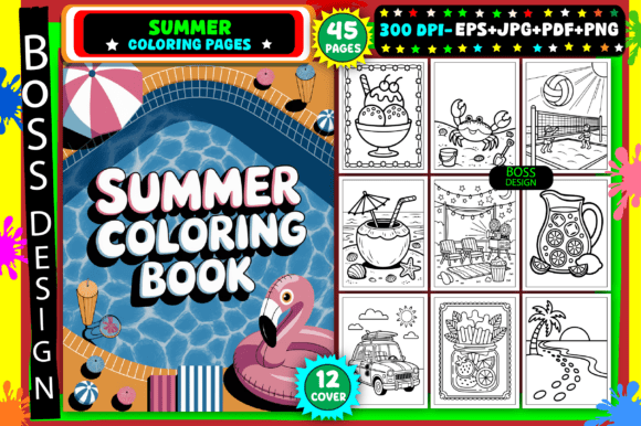 Download Summer Coloring Pages for Adults - Premium Resources